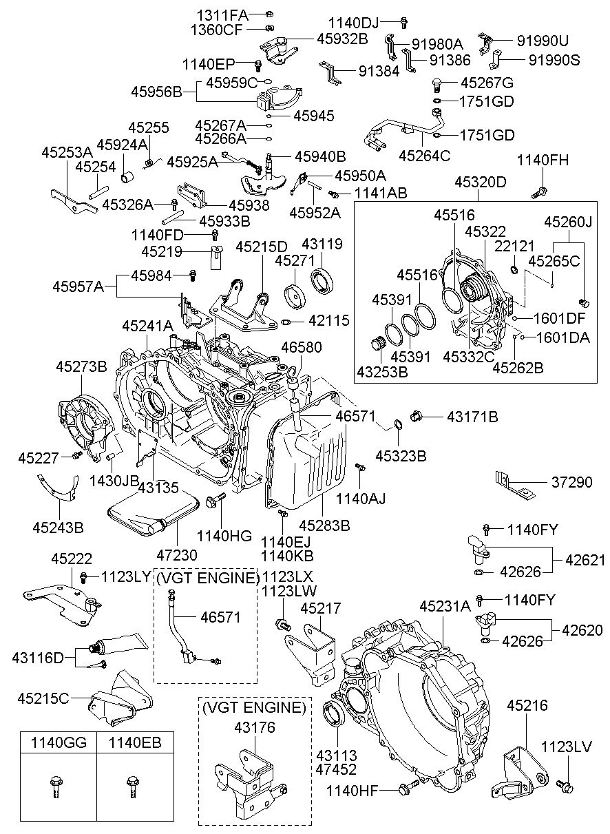 45323B