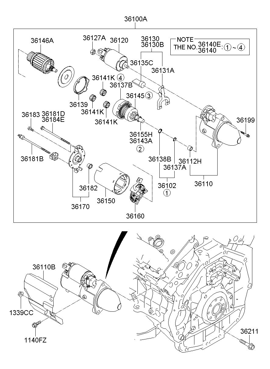 36137B