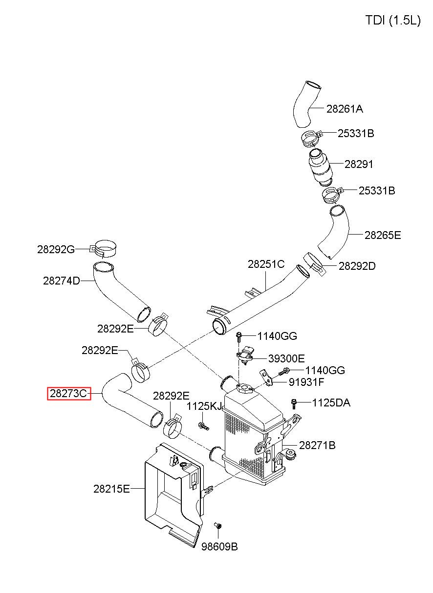 HOSE C, 282732A440