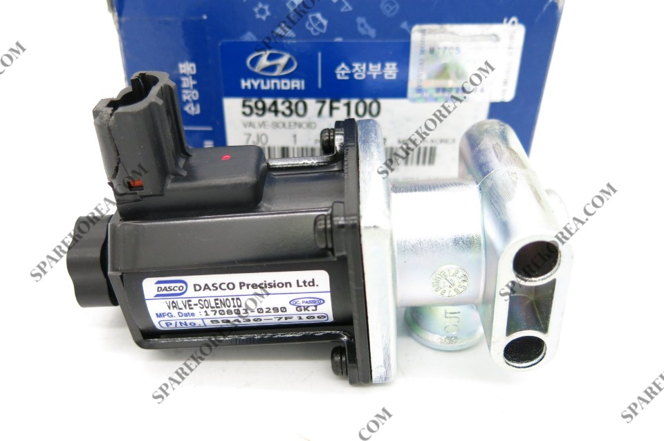 HYUNDAI (HT), TRAGO(4×2), VALVE-SOLENOID, 594307F100 (59430-7F100)